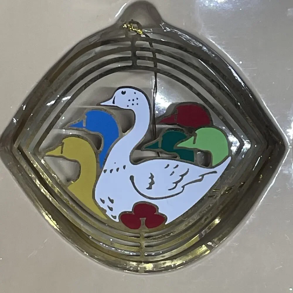Vintage Solid Brass Classic Collection 12 Days of Christmas Ornaments